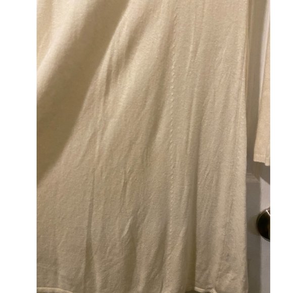 Altar D' State knit cotton sweater white dress sz M - Picture 3 of 6